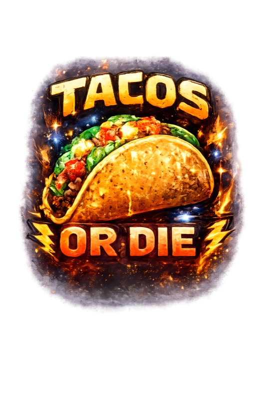 Tacos or Die design preview