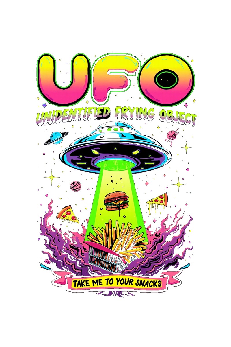 UFO Unidentified Frying Object design preview